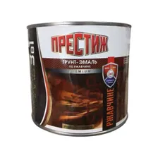 Грунт-эмаль 3 в 1 коричневая 1,9кг Престиж
