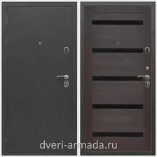 Дверь входная Армада Престиж Черный шелк / МДФ 16 мм СБ-14 Эковенге стекло