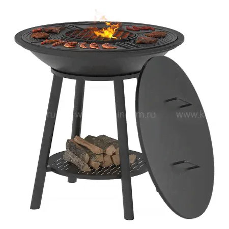 Набор Везувий чугунный Fantastic Grill Престиж Ø 700 с аксессуарами №1