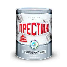 Грунт ГФ-021, 6 кг., серый Престиж
