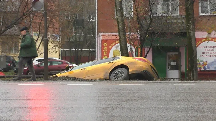 Экстремальное такси. Когда вовремя не поменял резину!