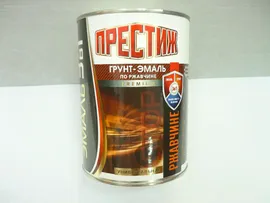 Грунт-эмаль 3 в 1 Коричневая Престиж 0,9кг