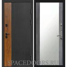 Дверь Termo-door Престиж Зеркало темный бетон