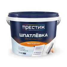 ПРЕСТИЖ Шпатлевка Акриловая (Фасадная) 1,5 кг 1/8 шт