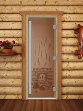 Дверь DoorWood Престиж (бронза матовая) 200х70