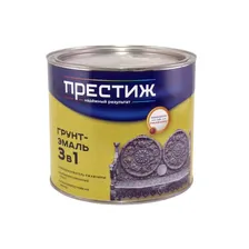 Грунт- эмаль по ржавчине ПРЕСТИЖ 3 в 1 черная, 1,9 кг