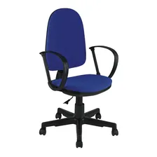 Кресло оператора Helmi HL-M30 Престиж, ткань синяя с черным 342086 342086w