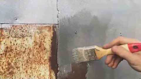 Красим серебрянкой .