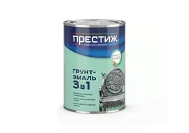 Грунт-эмаль 3 в 1 по ржавч. Престиж коричневая 0,9 кг