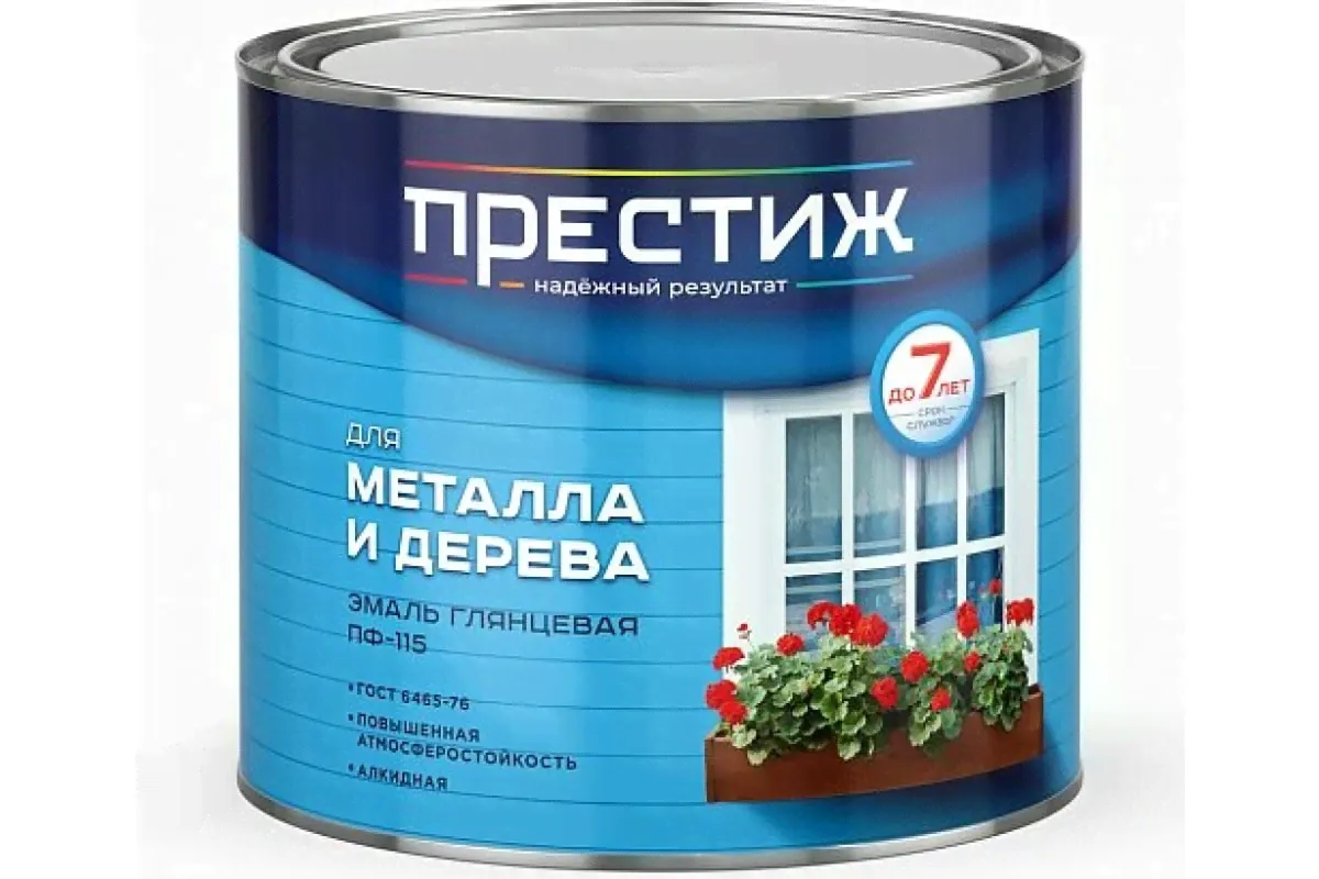 Краска Престиж эмаль 1,9кг Черная