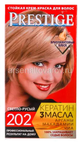 Краска для волос Престиж 202 светло-русый (Болгария) 249171-0