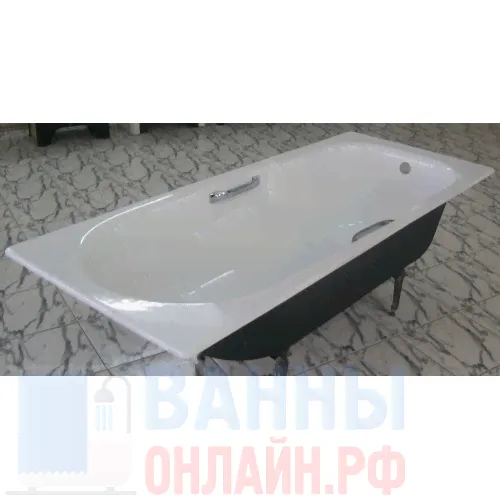 Чугунная ванна Престиж 150х70 с ручками-2